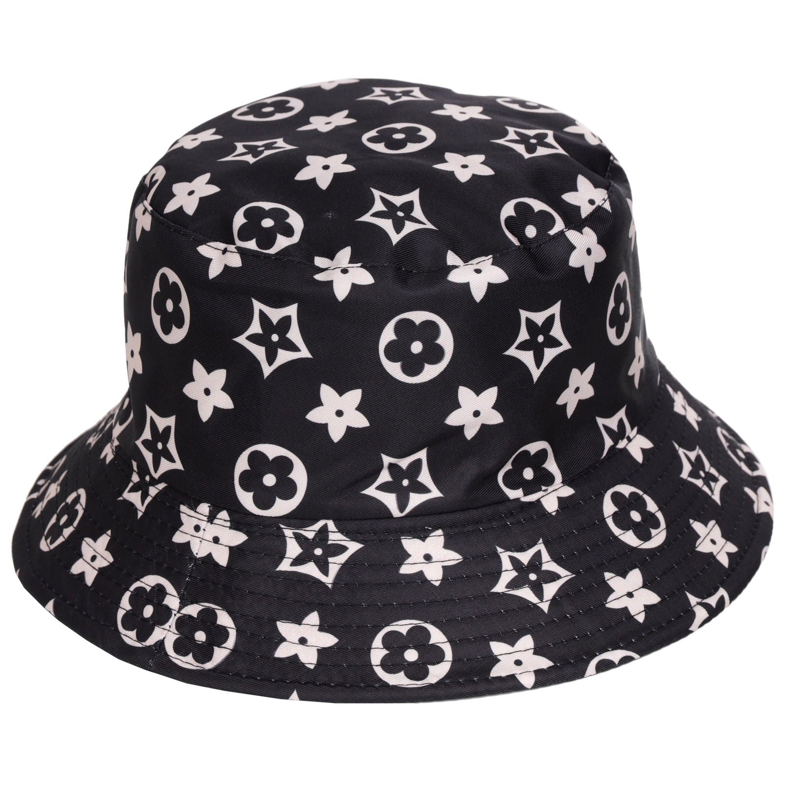 MODERN BUCKET czarny dwustronny kapelusz bawełniany unisex MORAMO