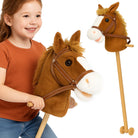 MUSTANG hobby horse a3 brązowy kółka baterie MORAMO
