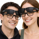 NERDY czarne polaryzacyjne okulary z nakładkami MORAMO