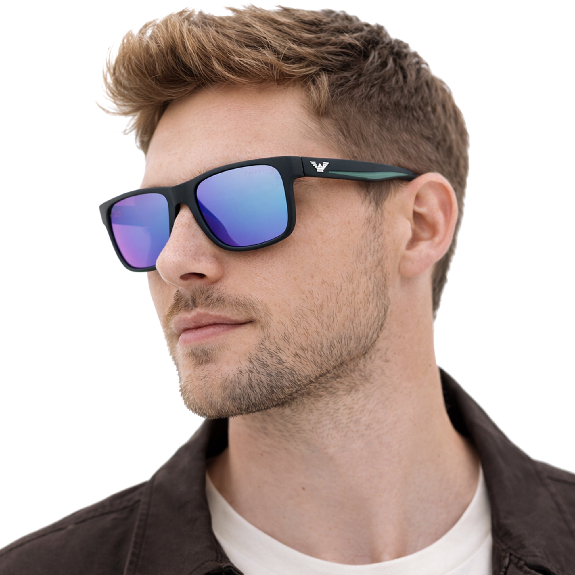 NERO VANTA męskie okulary nerdy z polaryzacją MORAMO