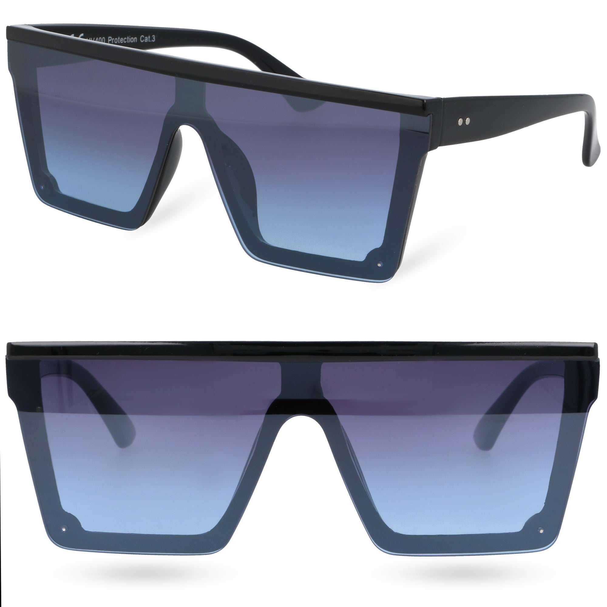 NIKAN BLACK czarne okulary przeciwsłoneczne unisex MORAMO