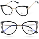OBSIDIAN Czarne damskie okulary do komputera MORAMO
