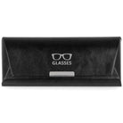 ONYX czarne etui na okulary eko skóra MORAMO