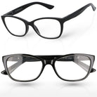OPTICA damskie czarne okulary korekcyjne kocie oczy MORAMO