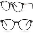 ORMOND VISION czarne damskie okulary zerówki antyrefleks MORAMO