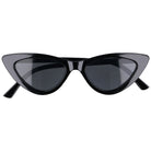 PIN UP czarne okulary przeciwsłoneczne kocie oczy MORAMO