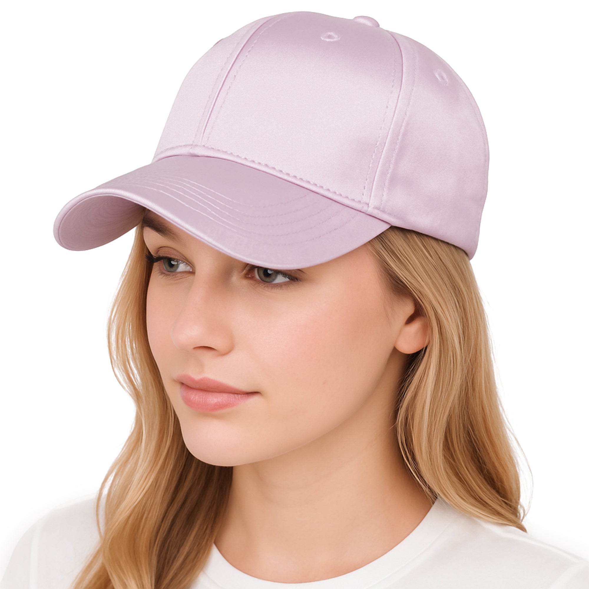 SATINE satynowa czapka z daszkiem unisex MORAMO