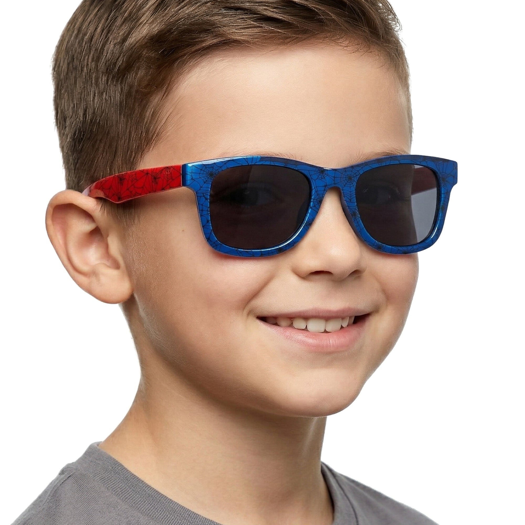 SPIDEY czerwone polaryzacyjne okulary dla chłopca MORAMO