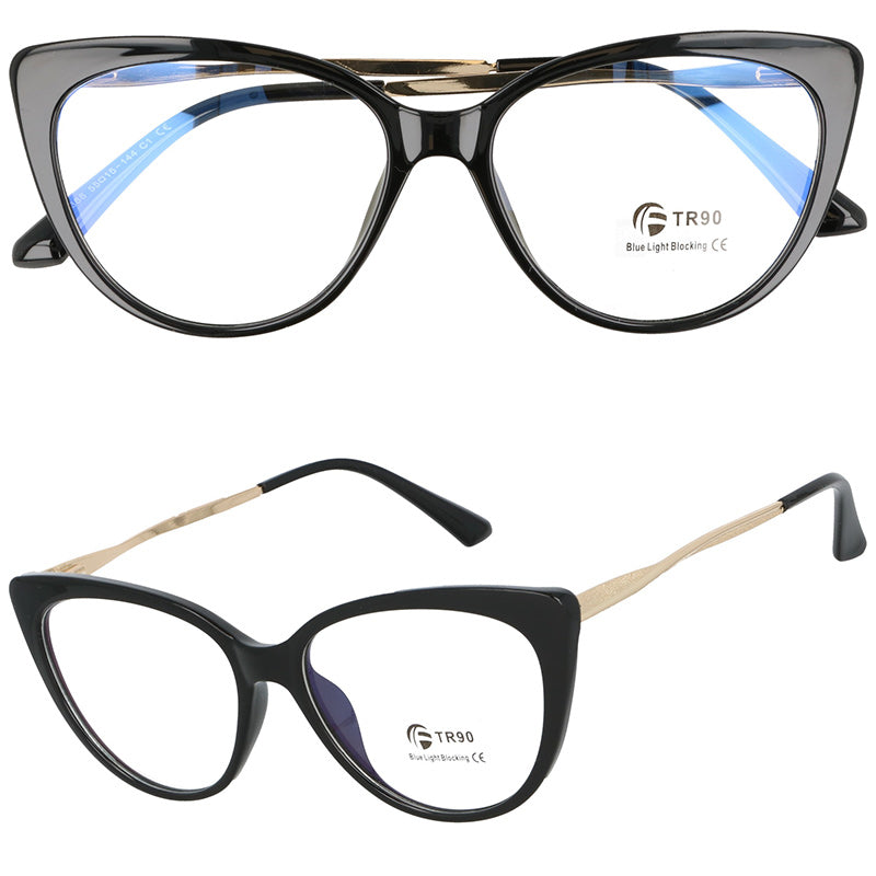 SUE czarne damskie okulary do komputera MORAMO