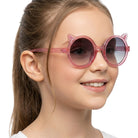 SUNNY SMILE różowe okulary dla dziewczynki z polaryzacją MORAMO