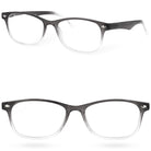TRANSLUCE szare okulary korekcyjne do czytania unisex MORAMO