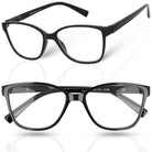 VISIONPLUS czarne okulary korekcyjne do czytania MORAMO