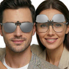WAYFARE silver nakładki polaryzacyjne na okulary unisex MORAMO