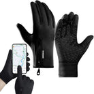 WINDGUARD TOUCH czarne rękawiczki dotykowe na rower MORAMO