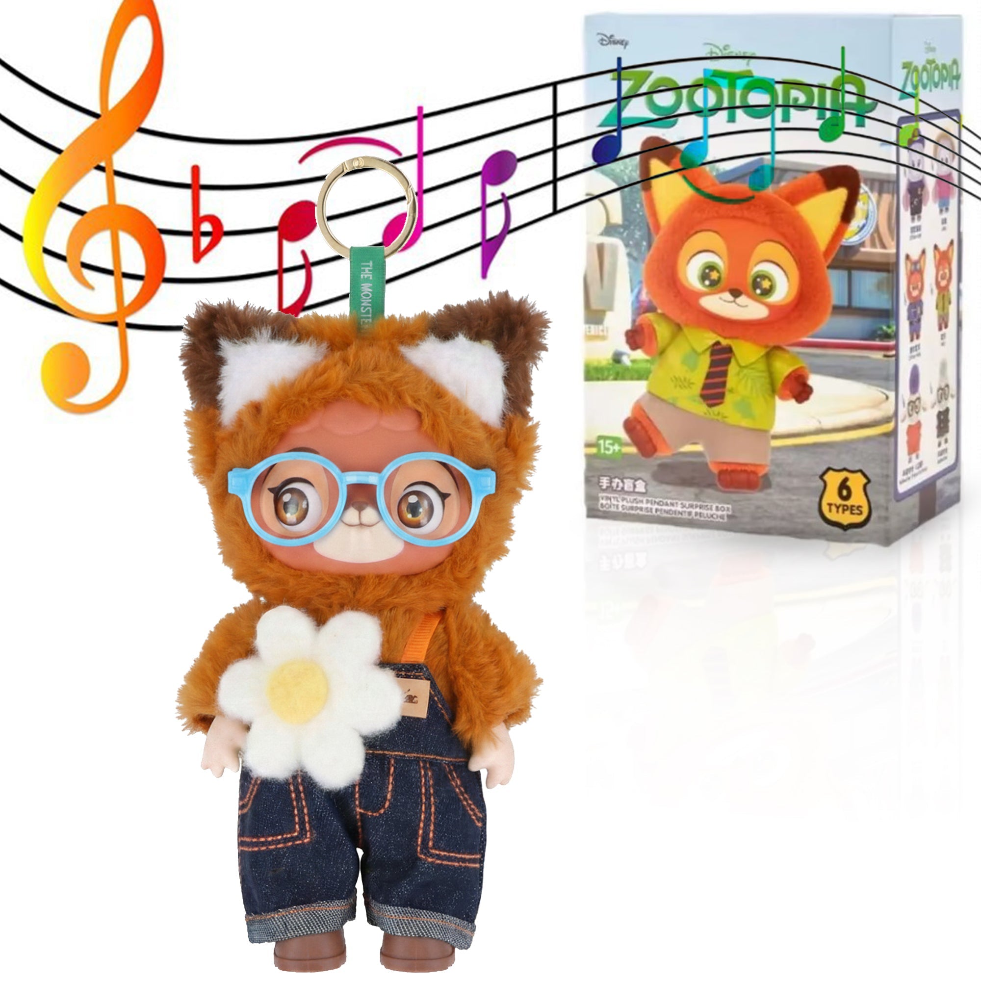 ZOOTOPIA interaktywna śpiewająca maskotka winylowa 16 cm MORAMO